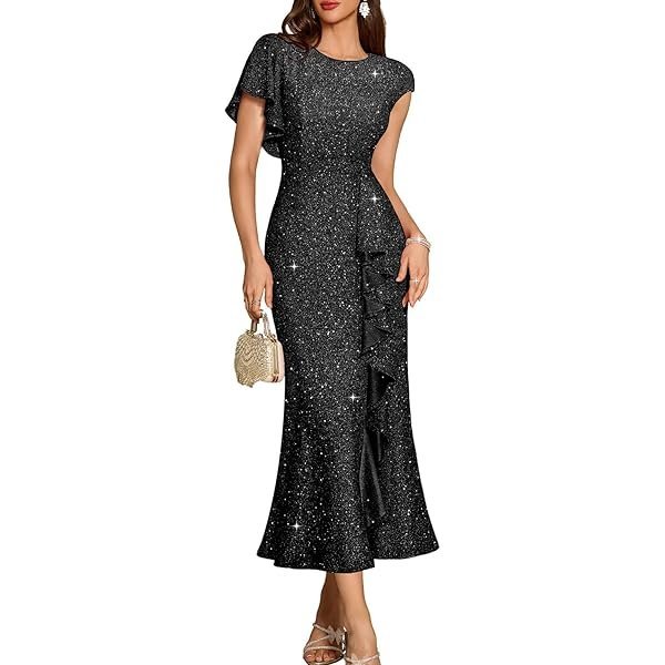 Sequin Formal Party Dress