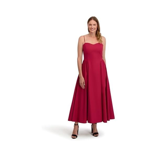 Olivia Sweetheart-Neck Drop-Waist Dress